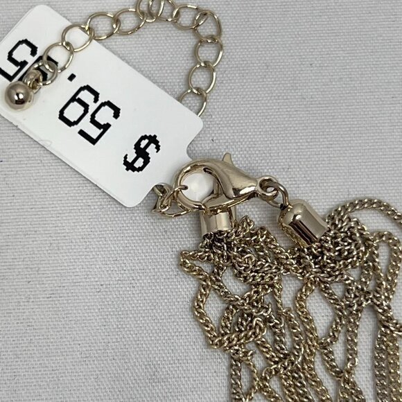 Ballet gold toned necklace with giant leopard pendant. - Picture 2 of 6